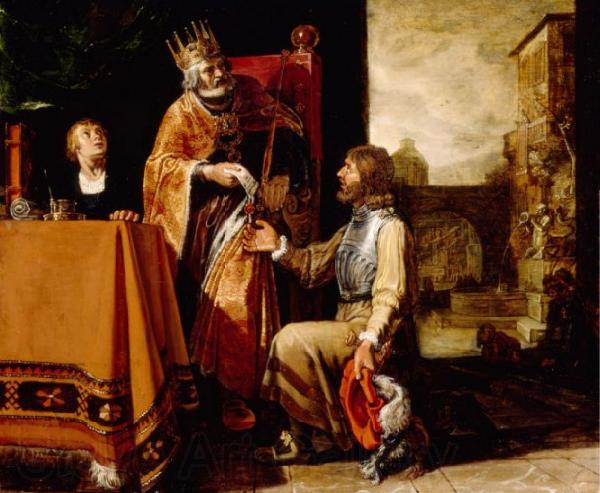 Pieter Lastman King David Handing the Letter to Uriah Germany oil painting art